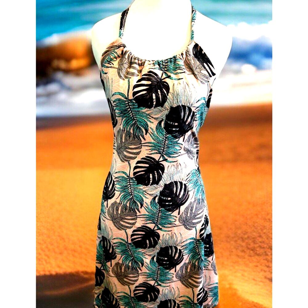 Athletic Tennis Dress M Mini Tropical Floral Beach Sport New Balance Collection